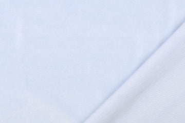Baumwoll Nicki, uni, hellblau, 0,5 m